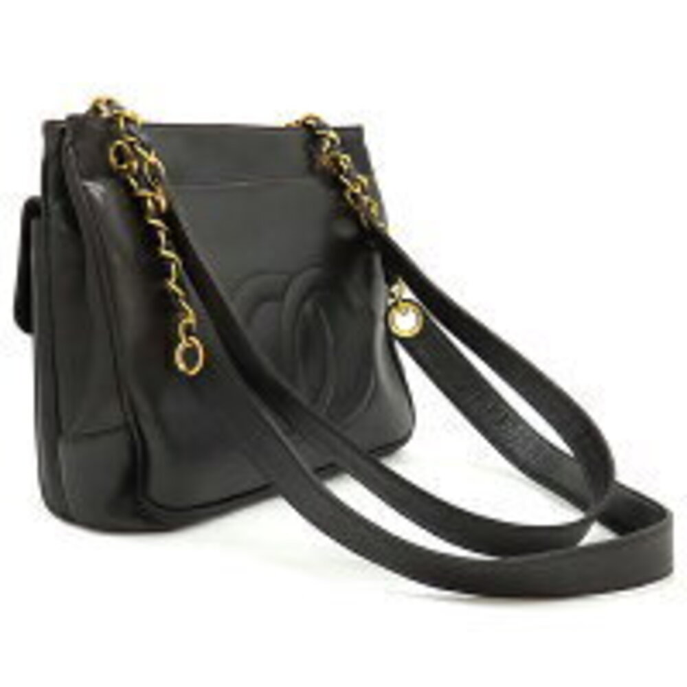 Chanel Shoulder Bag Coco Mark lambskin black chain - Picture 2 of 13